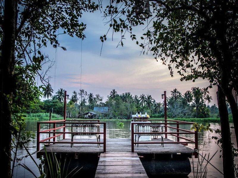 Parn Dhevi Riverside Resort & Spa Nakhonpathom Kültér fotó